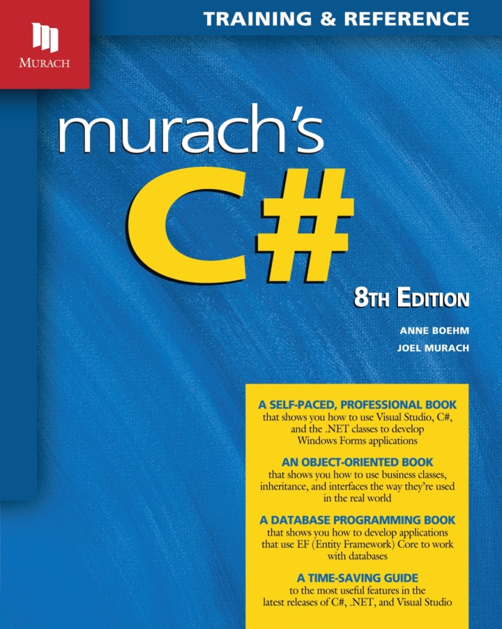 Murach's C# 8th Edition